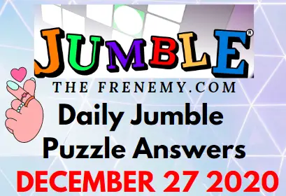 Jumble answers for 12 27 2020 solution