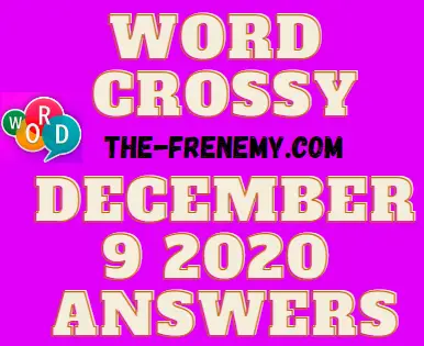 Word Crossy December 9 2020 Answers Daily