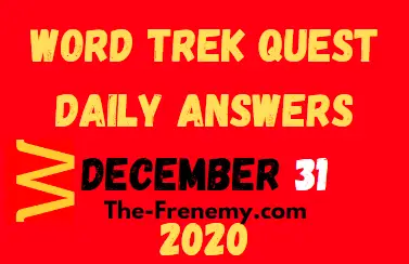 Word Trek Quest December 31 2020 Answers Puzzle