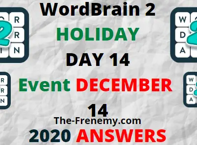 Wordbrain 2 Holiday Day 14 December 14 2020 Answers