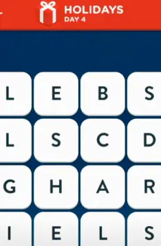 Wordbrain 2 Holiday Day 4 December 4 Answers Today