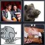 4 Pics 1 Word Level 3568 Answers