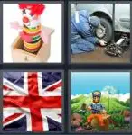 4 Pics 1 Word Level 3686 Answers