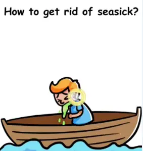 Brain Crack How to get rid of seasick Answers Puzzle