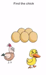 Brain Out Find the chick 2 Answers Puzzle