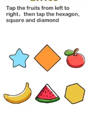 Brain Out Tap the fruits Answers Puzzle