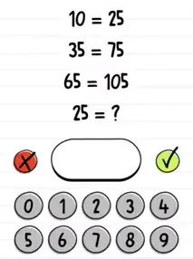 Brain Test 10 = 25 Answers Puzzle