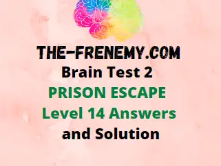 Brain Test 2 Prison Escape Level 14 That door can be opened with