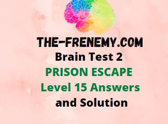 Brain Test 2 Prison Escape Level 15 Answer