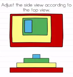 Brain Test Adjust the side view Answers Puzzle