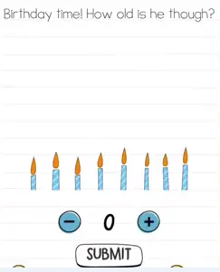 Brain Test Birthday time Answers Puzzle