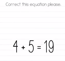 Brain Test Correct this equation Answers Puzzle