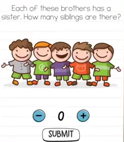 Brain Test Each of these brothers Answers Puzzle