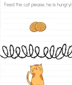 Brain Test Feed the cat please Answers Puzzle
