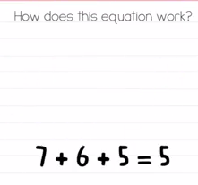 Brain Test How does this equation work Answers Puzzle