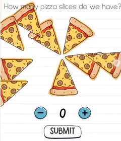 Brain Test How many pizza Answers Puzzle
