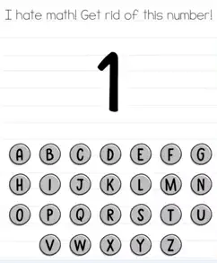 Brain Test I hate math Answers Puzzle