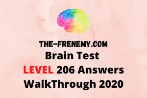 Brain Test Level 206 Walkthrough