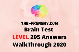 Brain test level 295 solução passo a passo 