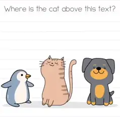 Brain Test Where is the cat Answers Puzzle
