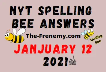 Nyt Spelling Bee January 12 2021 Answers