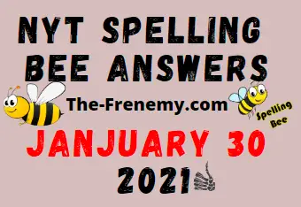 Nyt Spelling Bee January 30 2021 Answers
