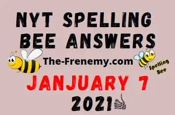 Nyt Spelling Bee January 7 2021 Answers Puzzle