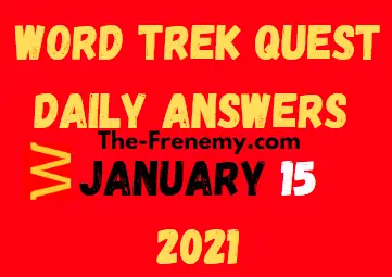 Word Trek Quest January 15 2021 Answers Puzzle