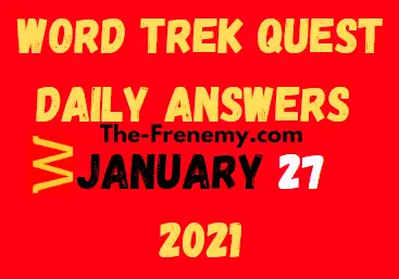 Word Trek Quest January 27 2021 Puzzle