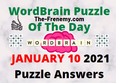 Wordbrain Puzzle of the Day January 10 2021 Answers