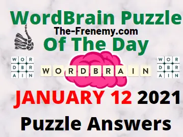 Wordbrain Puzzle of the Day January 12 2021 Answers