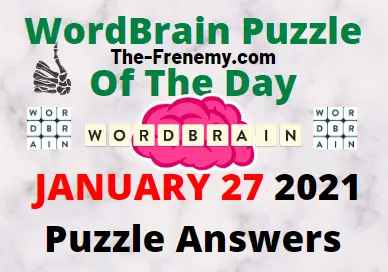 Wordbrain Puzzle of the Day January 27 2021