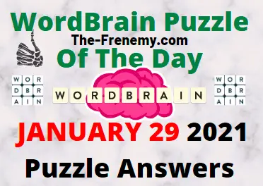 Wordbrain Puzzle of the Day January 29 2021