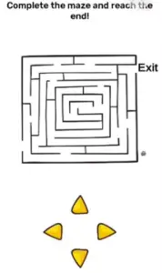 Brain Blow Complete the maze and reach the end Answers Puzzle