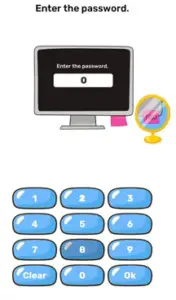 Brain Blow Enter the password 2 Answers Puzzle