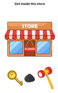Brain Blow Get inside the store Answers Puzzle