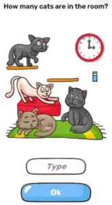 Brain Blow How many cats are in the room Answers Puzzle