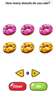 Brain Blow How many donuts do you see Answers Puzzle