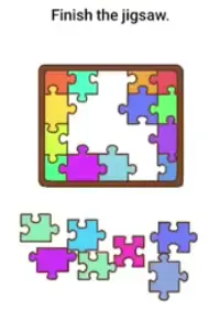 Brain Boom Finish the jigsaw Answers Puzzle