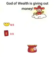 Brain Boom God of wealth Answers Puzzle