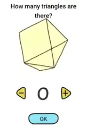 Brain Boom How many triangles Answers Puzzle