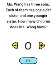 Brain Boom Ms.wan has three sons Answers Puzzle