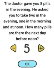 Brain Boom The doctor gave you 8 Answers Puzzle