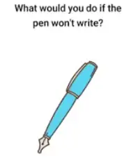 Brain Boom What would you do if the pen Answers Puzzle