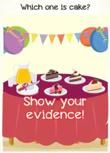 Braindom 2 Level 132 Which one is cake Answers Puzzle