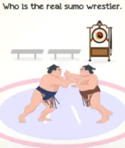 Braindom 2 Level 180 Who is the real sumo wrestler Answers Puzzle