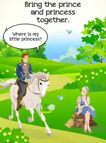 Braindom 2 Level 79 Bring the prince and princess Answers Puzzle