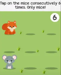 Braindom Level 125 Tap on the mice Answers Puzzle