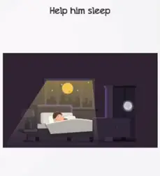 Braindom Level 69 Help him sleep Answers Puzzle