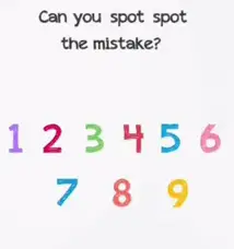 Braindom Level 73 Can you spot spot the mistake Answers Puzzle